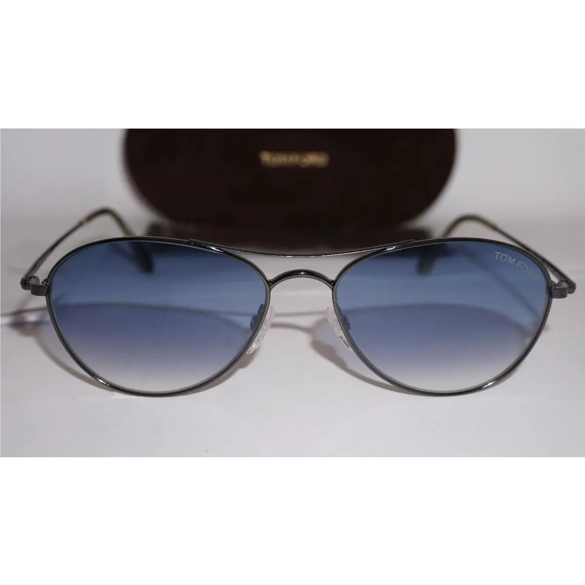 Tom Ford Sunglasses Oliver Aviator Black Blue TF495 12W 56 16 145