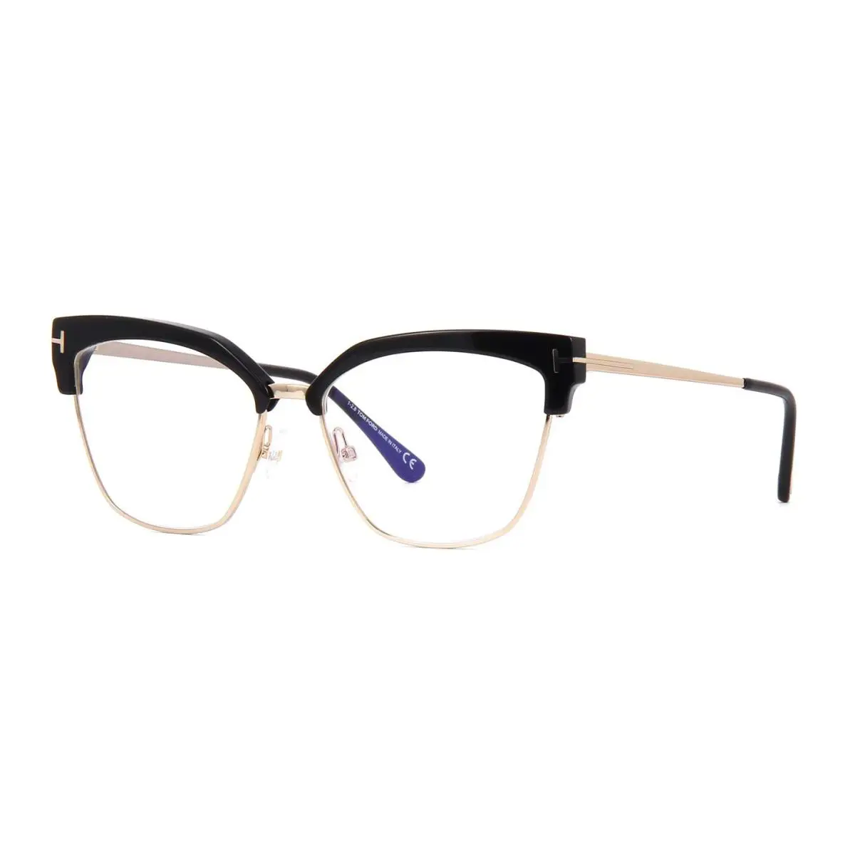 Tom Ford FT5547-B 001 Eyeglasses Shiny Black Frame 54 Mm