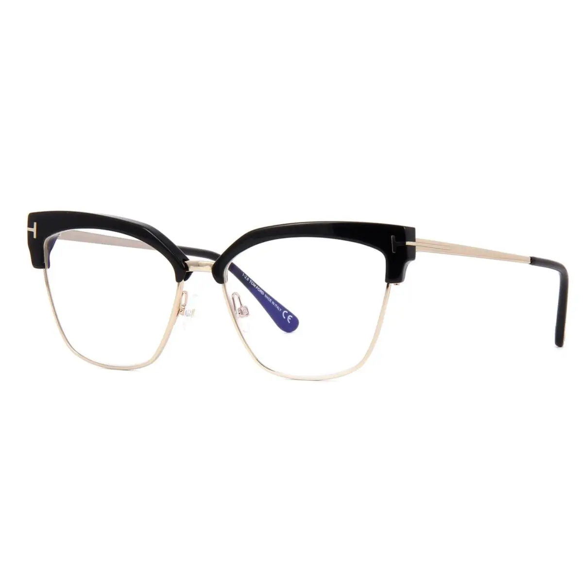 Tom Ford FT5547-B 001 Eyeglasses Shiny Black Frame 54 Mm