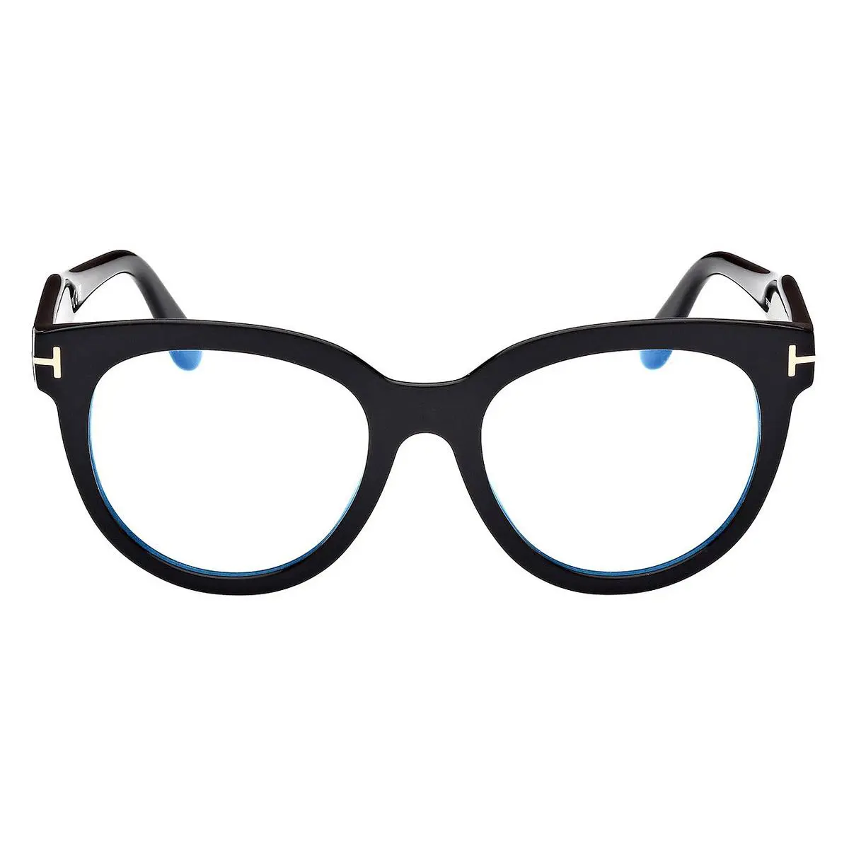 Tom Ford FT5987-B Eyeglasses Female Shiny Black 52mm