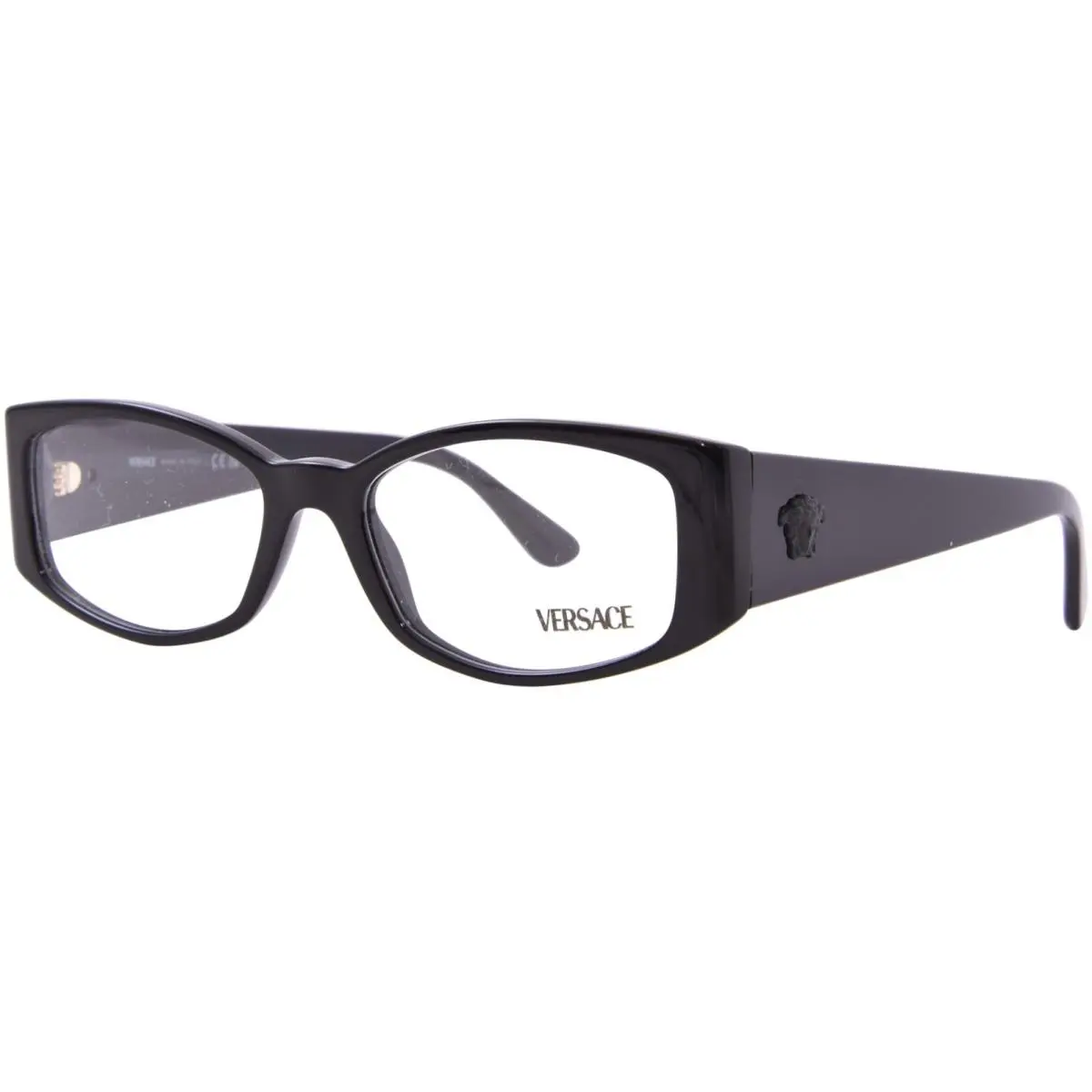 VE3343 GB1 Eyeglasses Frame Frame Women`s Black Full Rim Oval Shape 54mm by Versace
