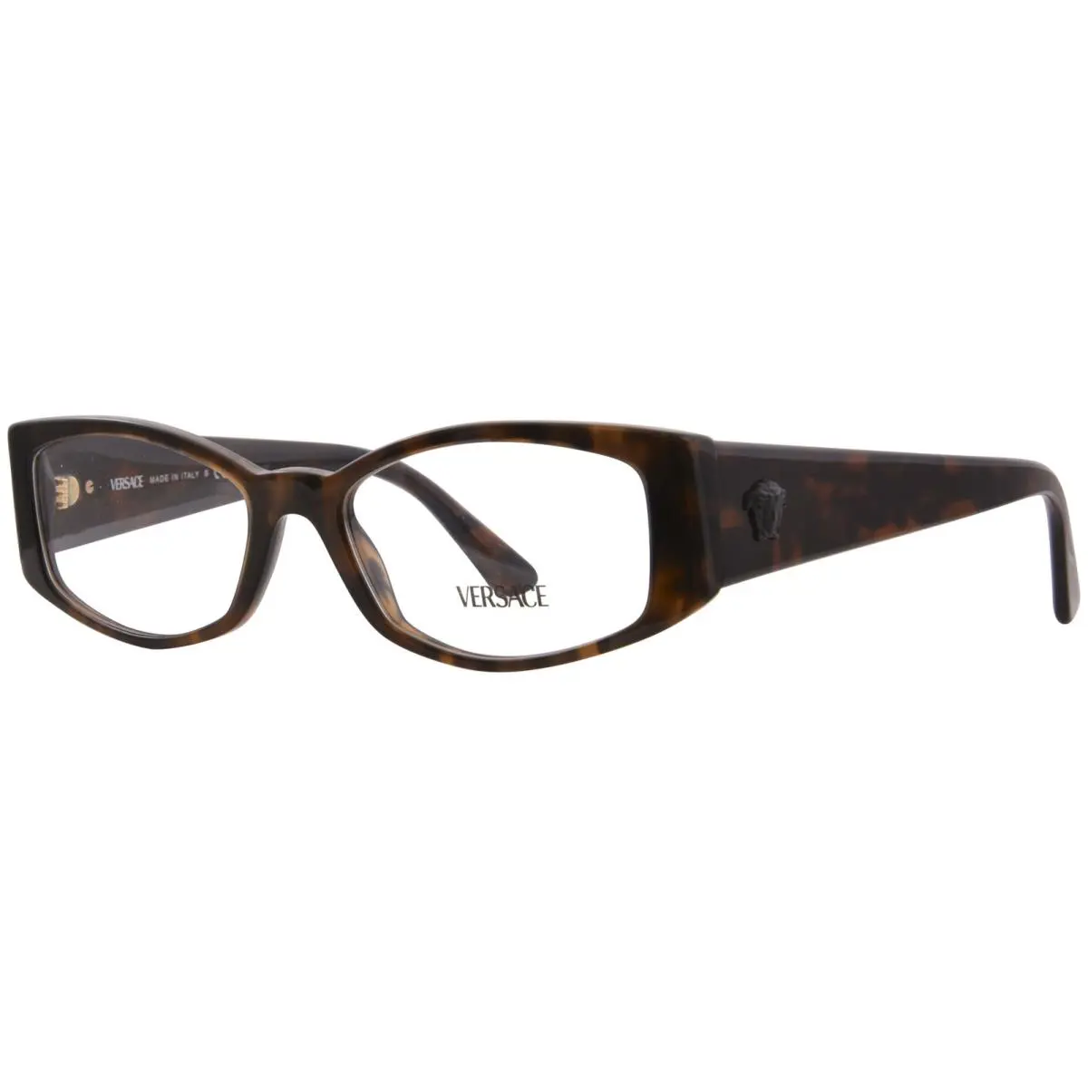 VE3343 5429 Eyeglasses Frame Women`s Havana Full Rim Oval Shape 52mm by Versace