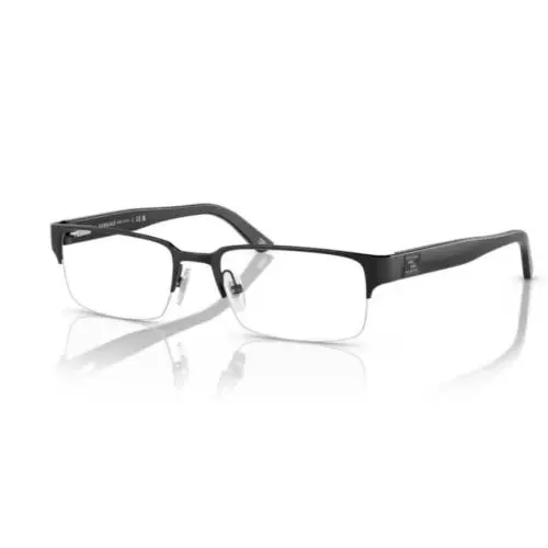 Versace 0VE1184 1261 Matte Black/clear Rectangle Men`s Eyeglasses
