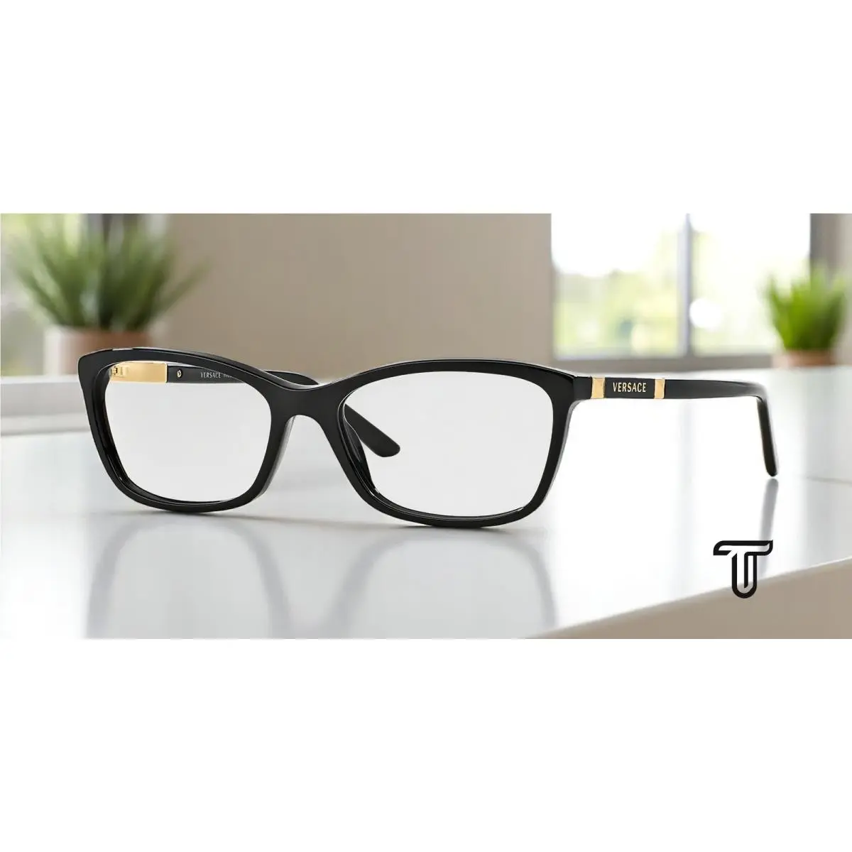 Versace VE3186 GB1 Black Demo Lens 54 mm Women`s Eyeglasses