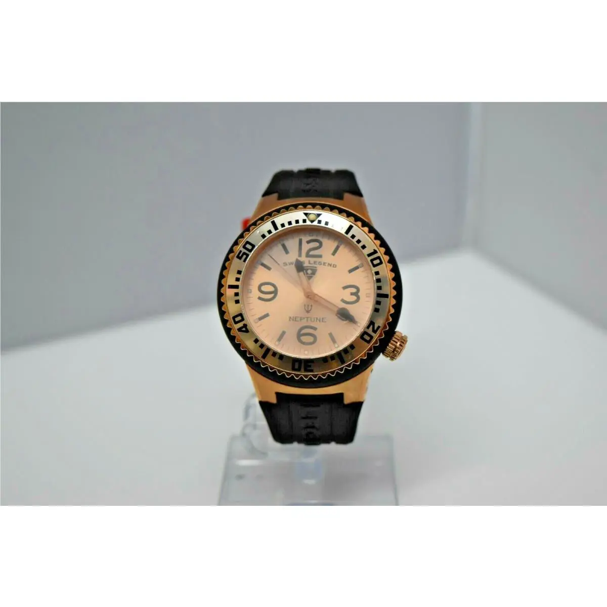 Swiss Legend Swiss Sapphitek 48mm SL-21848P Watch Black/RG/RG