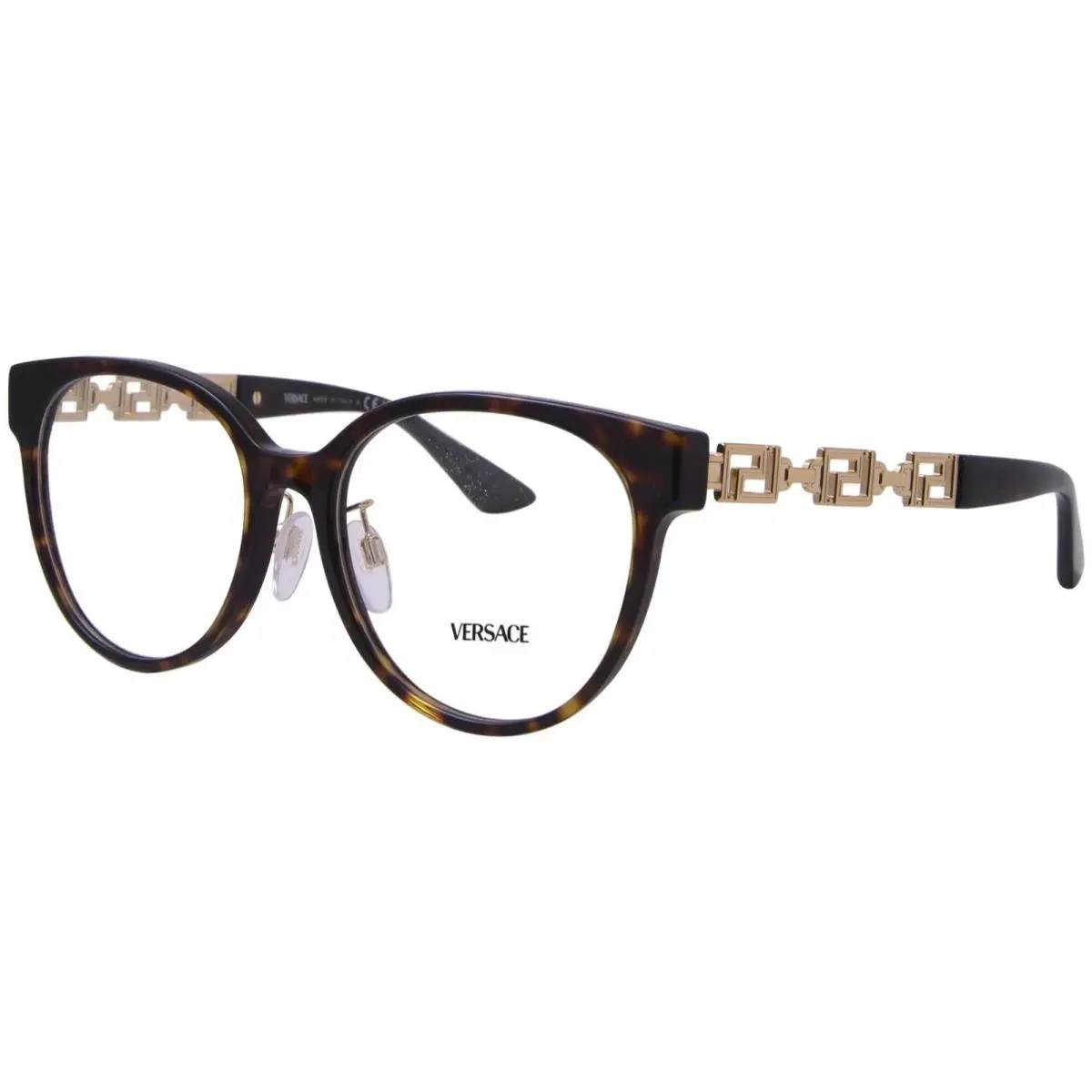 Versace Eyeglasses Optical Frame VE3302D 108 Havana Frame / Demo Lens 54mm
