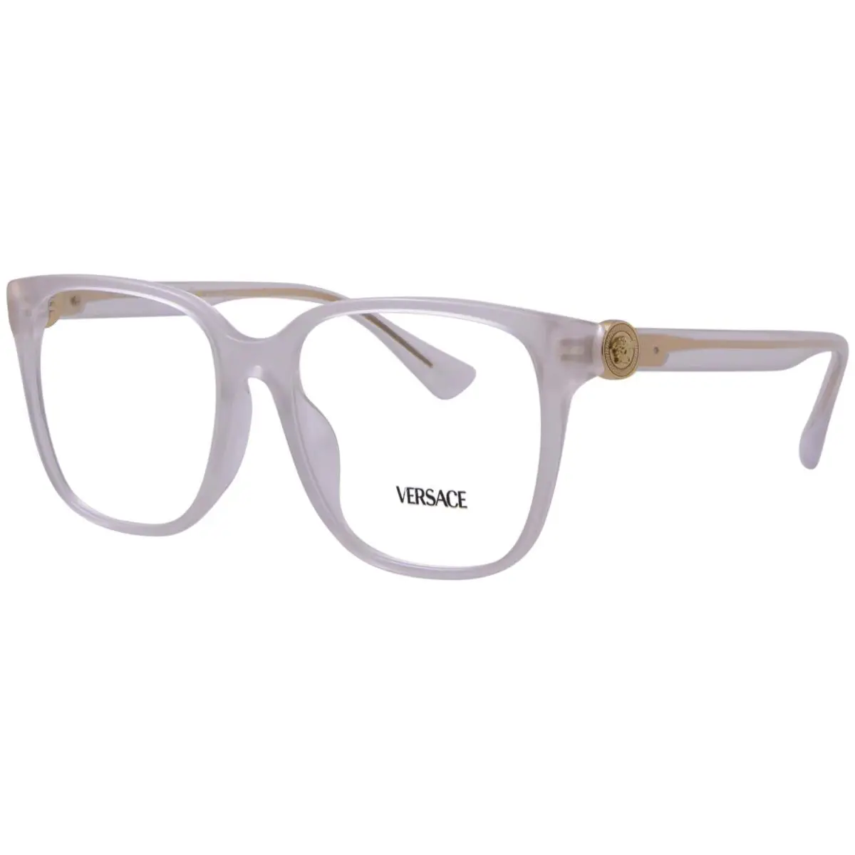 Versace VE3332D 5391 Eyeglasses Women`s Opal Milk Full Rim Square Shape 55mm