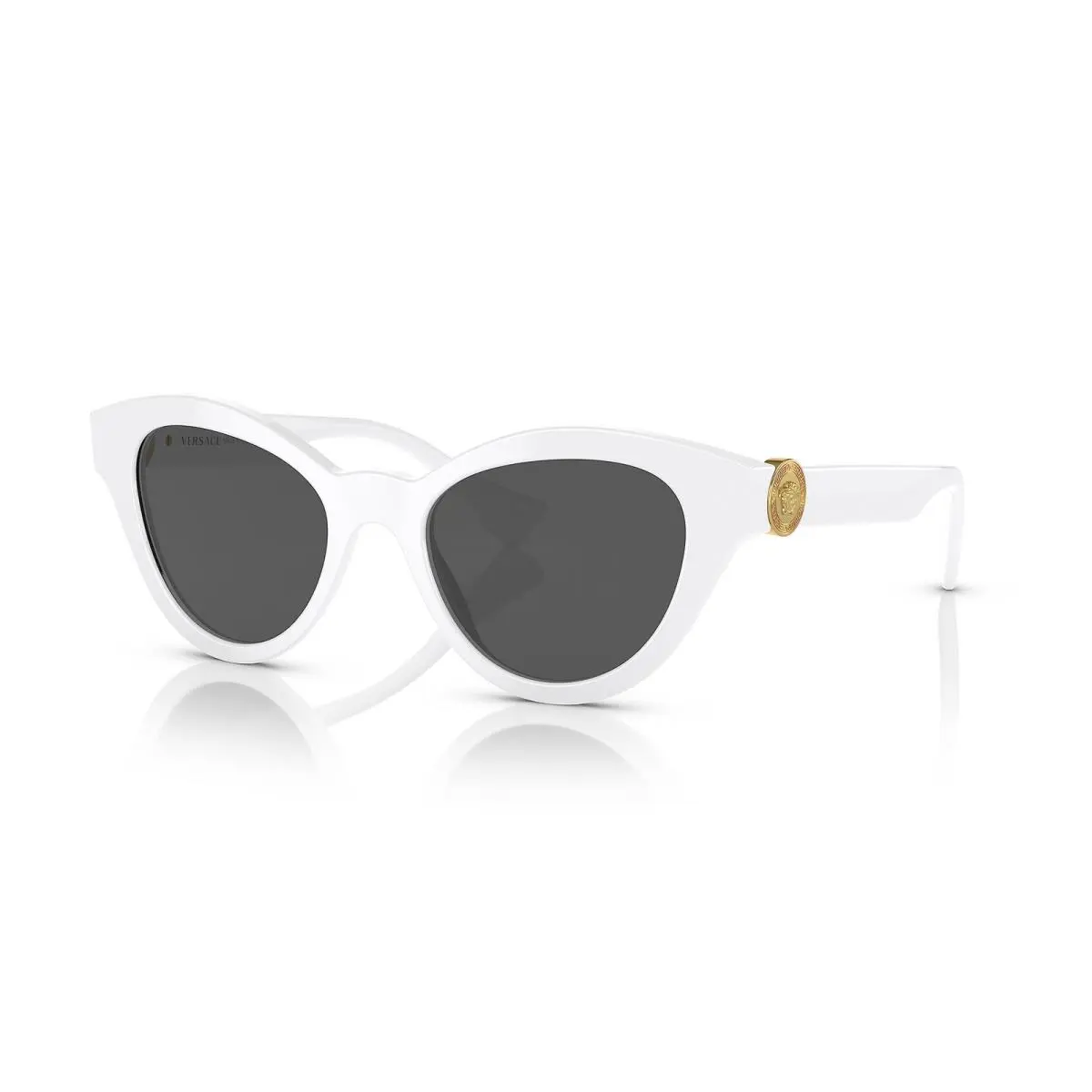 Versace Sunglasses VE4435 314/87 52mm White / Dark Gray Lens