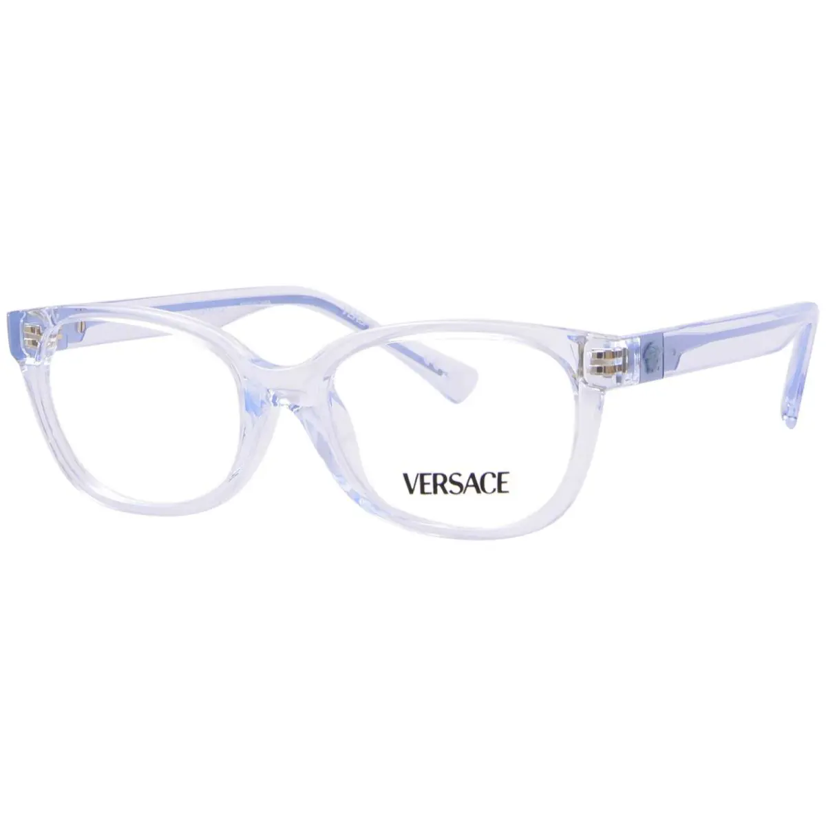 Versace VK3006U 5480 Eyeglasses Frame Youth Kids Girl`s Pastel Blue Fullrim 46mm