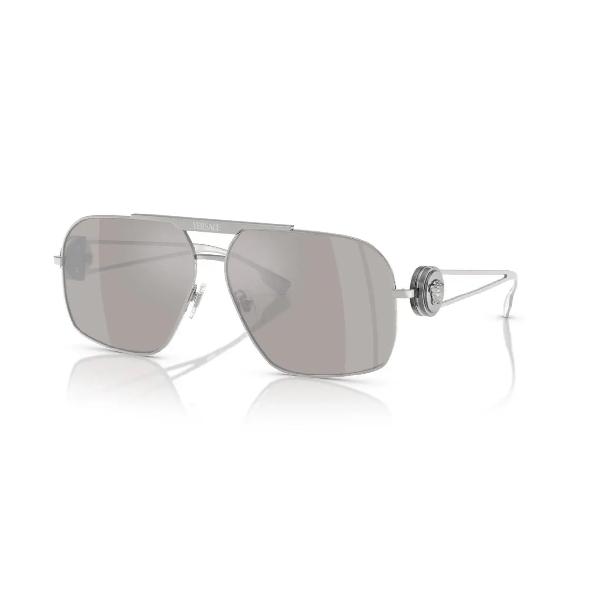 Versace Sunglasses VE2269 10006G 62mm Silver / Light Grey Silver Mirror Lens