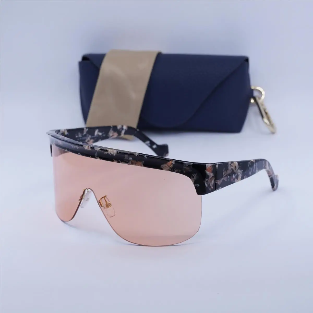 LW40034U 55S Colored Havana/bordeaux --130 Sunglasses by Loewe
