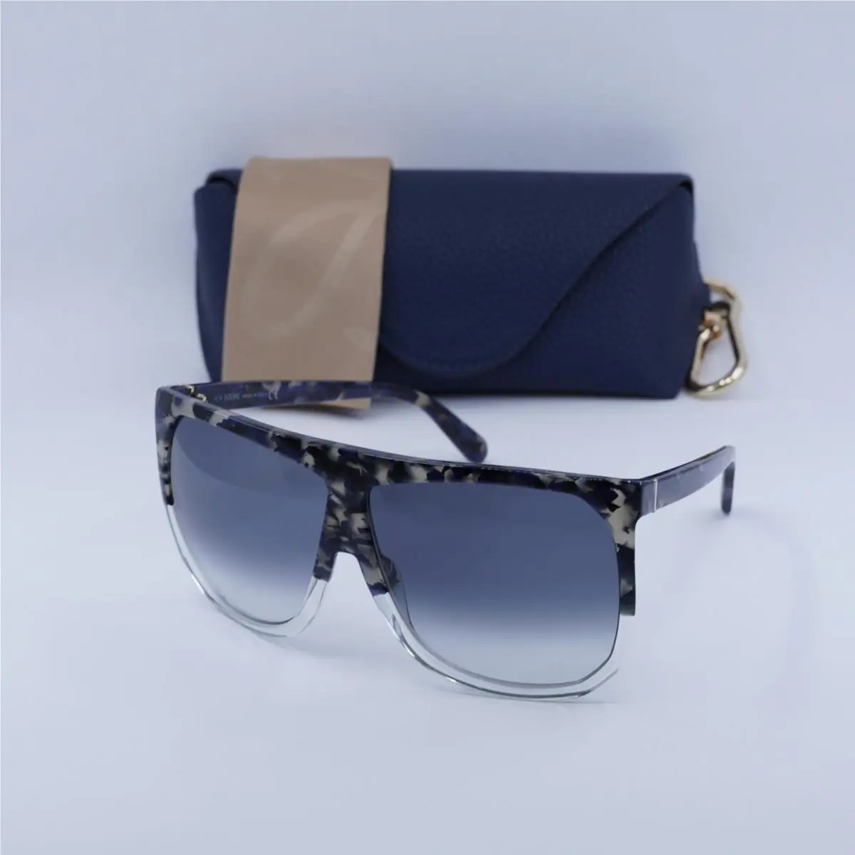 LW40001I 56B Blue Havana/gradient Smoke 63-9-135 Sunglasses by Loewe
