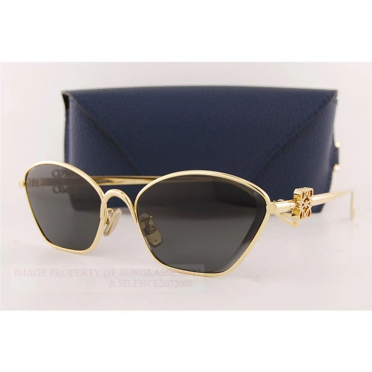 Sunglasses LW 40115U 30A Gold/dark Gray For Women by Loewe