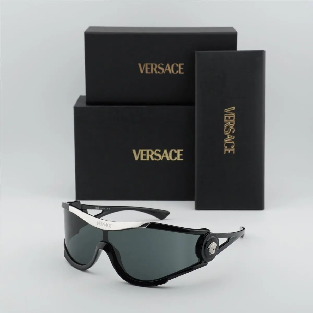 Versace VE4475 GB1/87 Black/dark Grey 42-142-110 Sunglasses