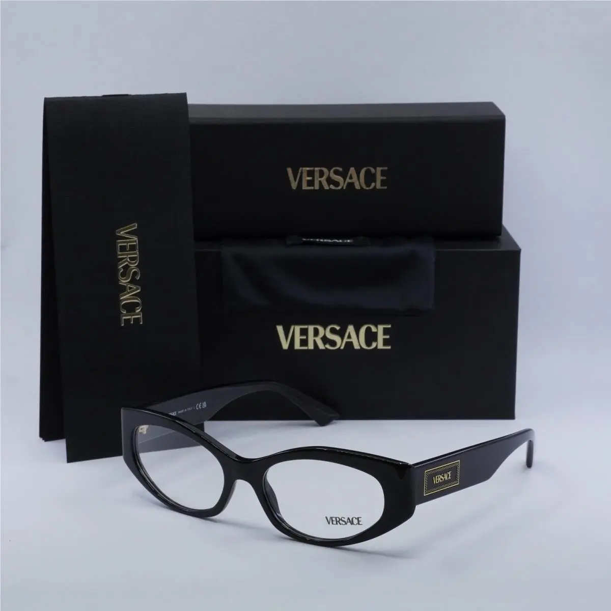 Versace VE3369 GB1 Black 53mm Eyeglasses
