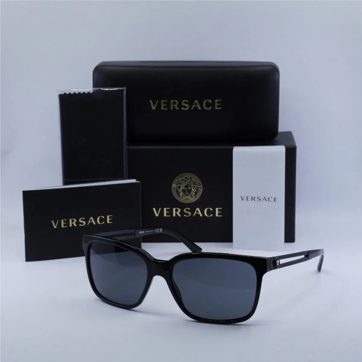 Versace VE4307 533287 Black/dark Grey 58-17-145 Sunglasses