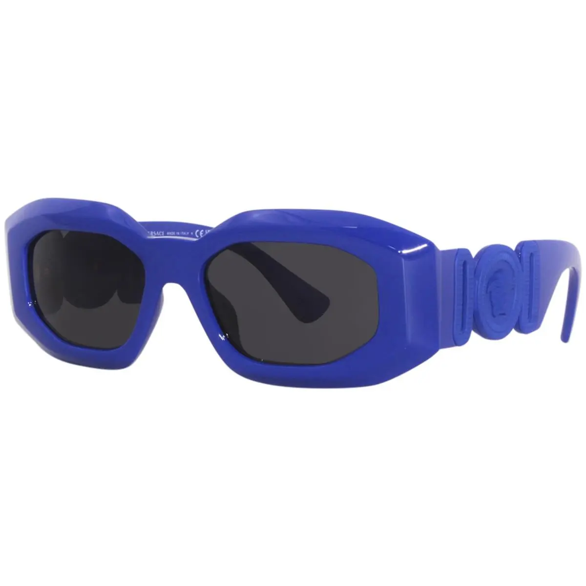 4425U 5368/87 Sunglasses Blue/dark Grey Lenses Rectangle Shape 54mm by Versace
