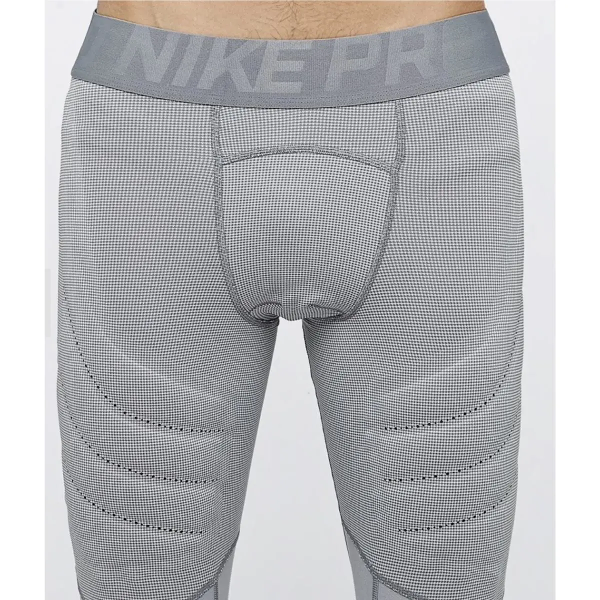 Nike clothing - NIKE Pro HyperWarm Aeroloft Compression Training Tights - 859747 - Gray 18