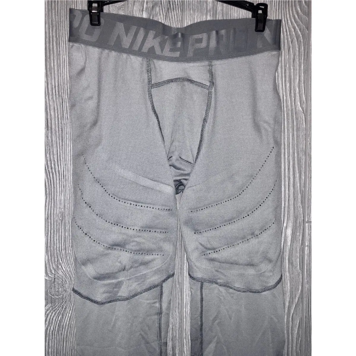 Nike clothing - NIKE Pro HyperWarm Aeroloft Compression Training Tights - 859747 - Gray 3