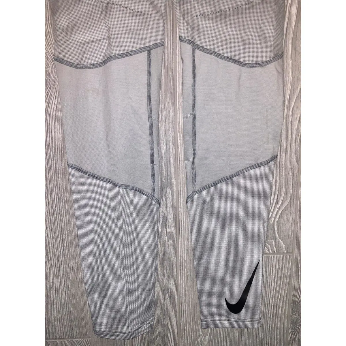 Nike clothing - NIKE Pro HyperWarm Aeroloft Compression Training Tights - 859747 - Gray 4