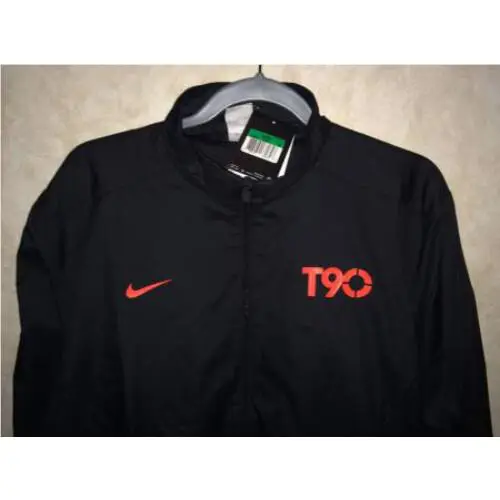 Nike clothing - NIKE T90 Woven Water Resistant Soccer Full Zip Jacke - 419514 - Black 1