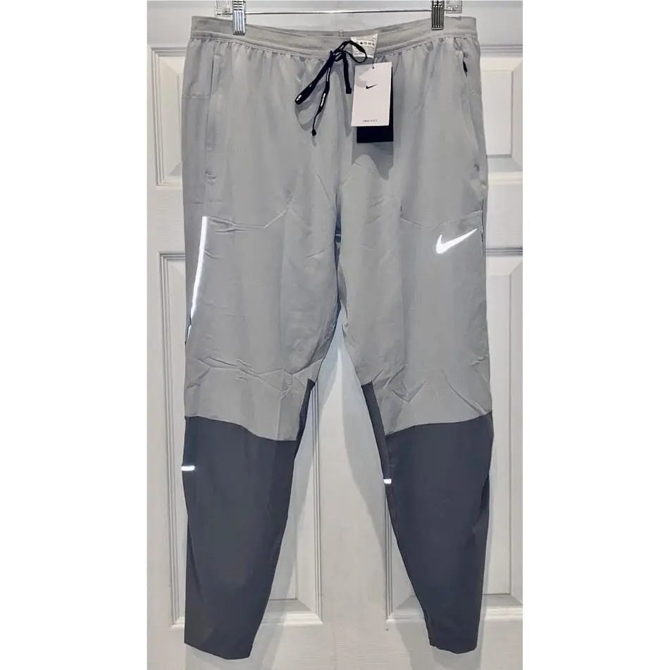 Nike clothing - NIKE Swift Hybrid Ventilated Slim Fit Running Pants - CU5493 - Gray 3