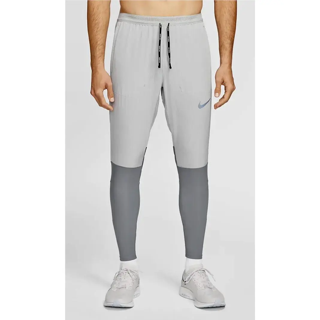 Nike clothing - NIKE Swift Hybrid Ventilated Slim Fit Running Pants - CU5493 - Gray 16