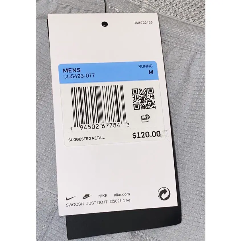 Nike clothing - NIKE Swift Hybrid Ventilated Slim Fit Running Pants - CU5493 - Gray 22