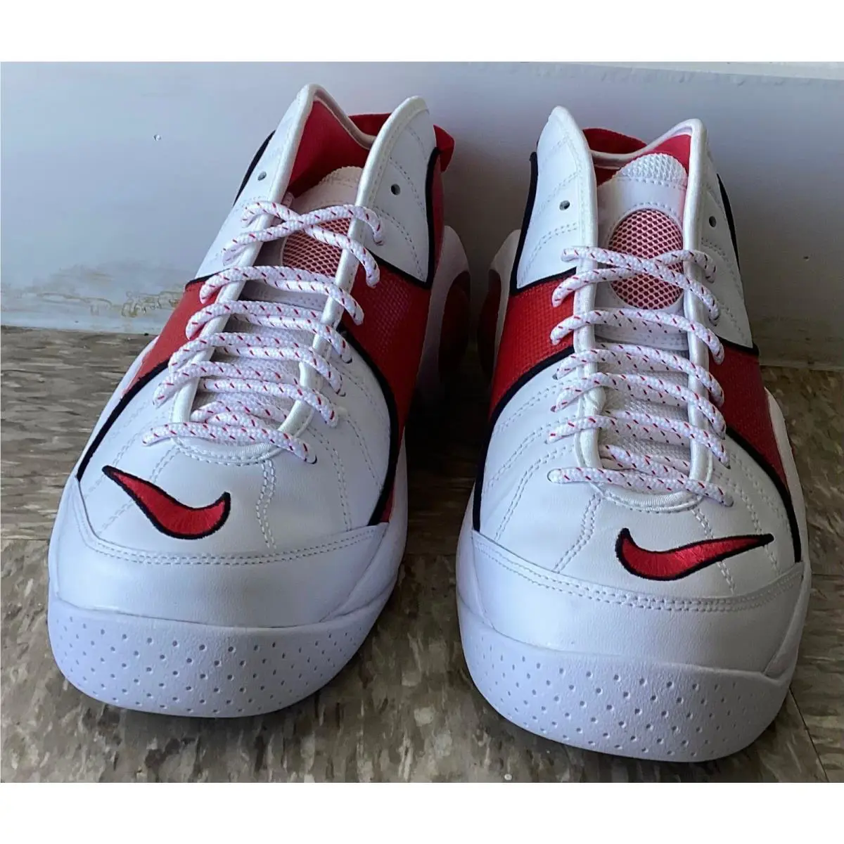 Nike shoes - NIKE AIR ZOOM FLIGHT 95 - DX1165 100 - WHITE/TRUE RED-BLACK 0