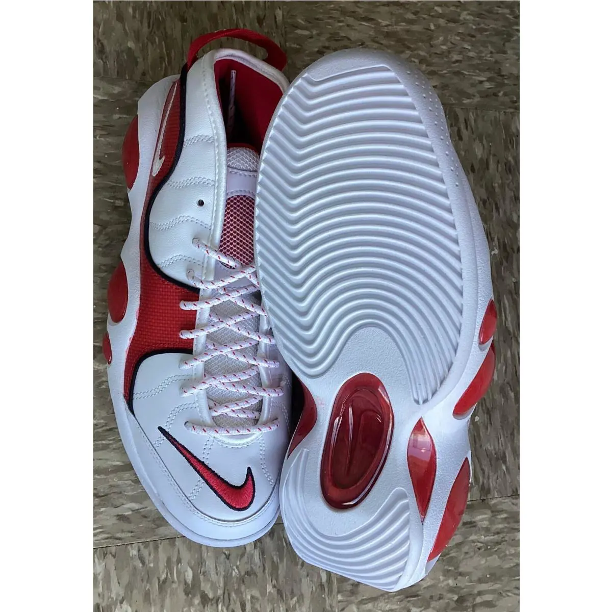 Nike shoes - NIKE AIR ZOOM FLIGHT 95 - DX1165 100 - WHITE/TRUE RED-BLACK 2