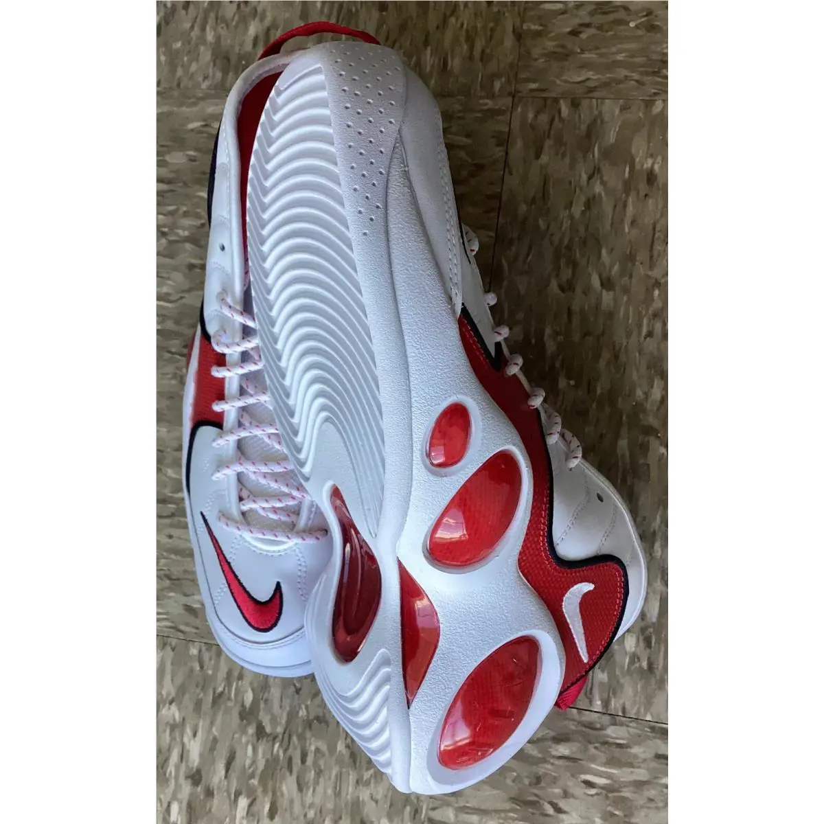 Nike shoes - NIKE AIR ZOOM FLIGHT 95 - DX1165 100 - WHITE/TRUE RED-BLACK 5