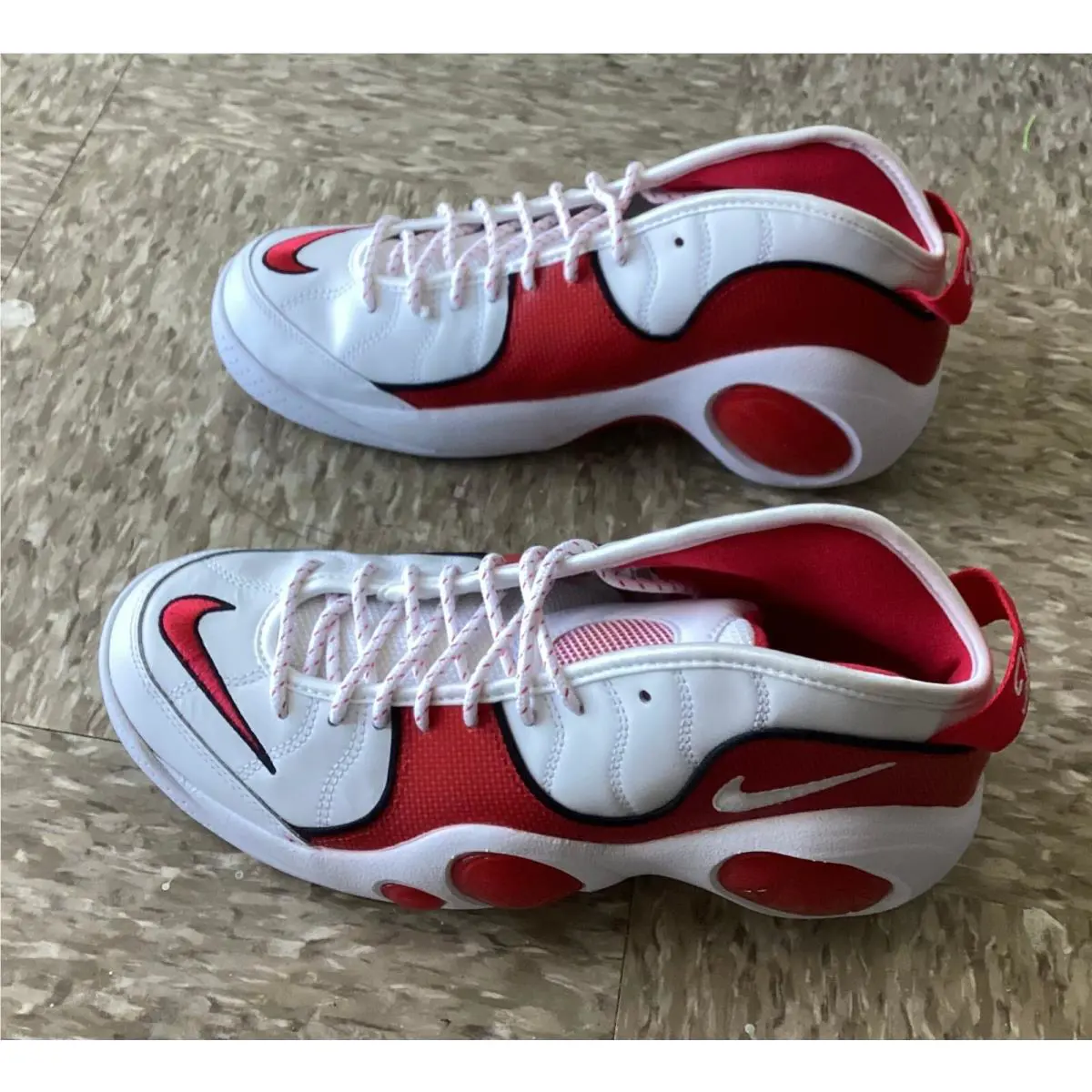 Nike shoes - NIKE AIR ZOOM FLIGHT 95 - DX1165 100 - WHITE/TRUE RED-BLACK 8