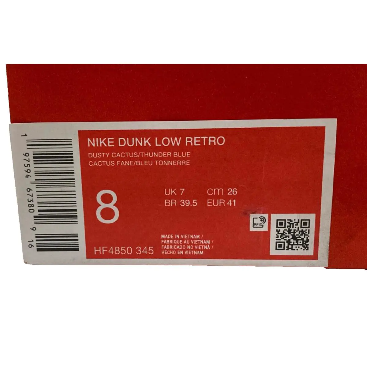 Nike shoes - Nike Dunk Low Retro - Dunk Low Retro - HF4850-345 - Blue 5