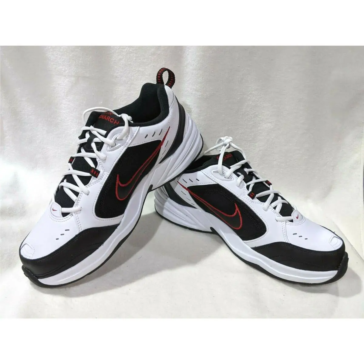 Nike shoes - Nike Monarch IV - Monarch - 415445-101 - White/Black/Red 7