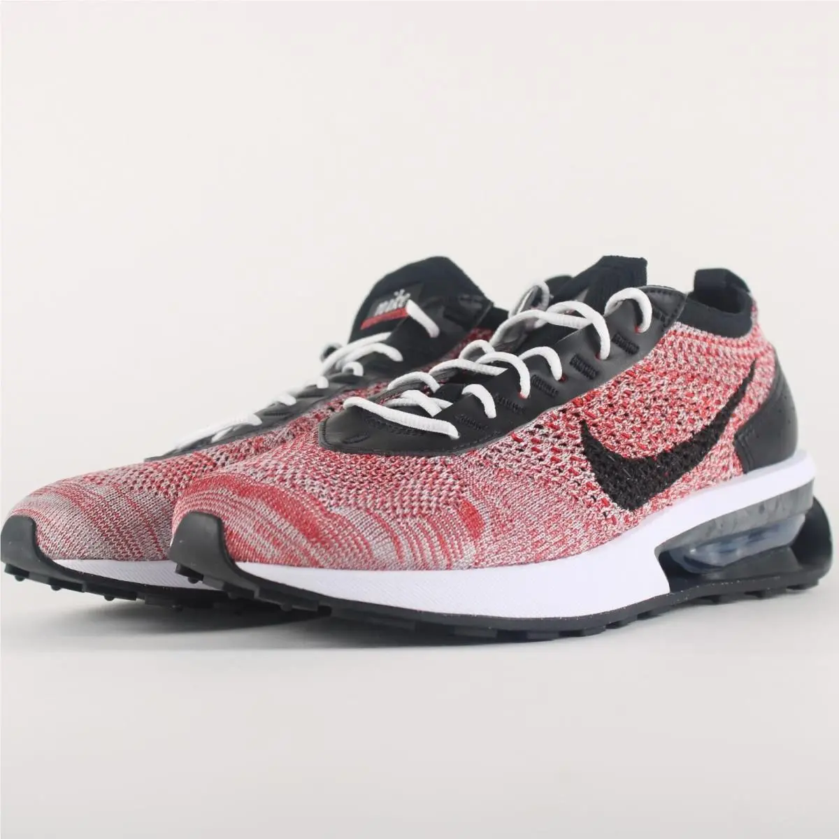 Nike shoes - Nike Air Max Flyknit Racer - FD2764-600 - Black/University Red/Wolf Gray 9