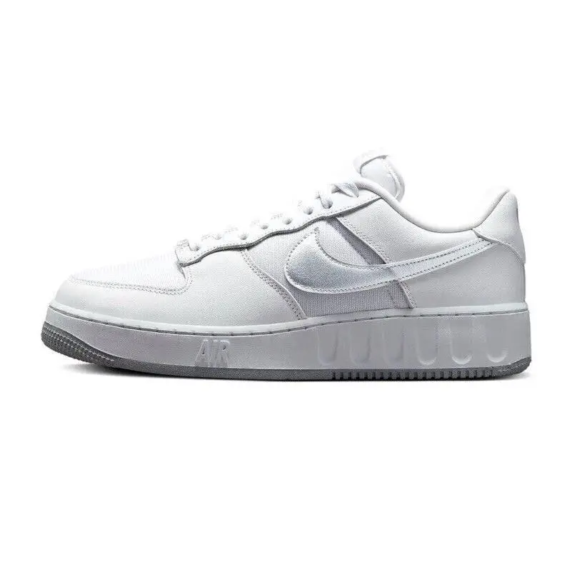Nike Mens Air Force 1 Low Unity Basketball Shoes FD0937 100 - WHITE /SILVER PURE PLATNIUM
