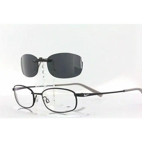 Nike sunglasses - NIKE 4232-51X18 Polarized Clip-On Sunglasses - Grey, Revo Blue Mirrored, and 12 other lens s to choose: REVO Blue Mirrored