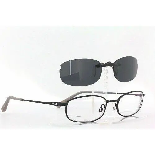 Nike sunglasses - NIKE 4232-51X18 Polarized Clip-On Sunglasses - Grey, Revo Blue Mirrored, and 12 other lens s to choose: REVO Blue Mirrored