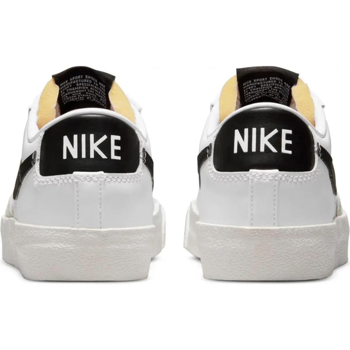 Nike shoes - Nike Blazer 77 Low - Blazer Low - DC4769-102 - White/Black/Sail- White 4