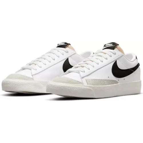 Nike shoes - Nike Blazer 77 Low - Blazer Low - DC4769-102 - White/Black/Sail- White 8