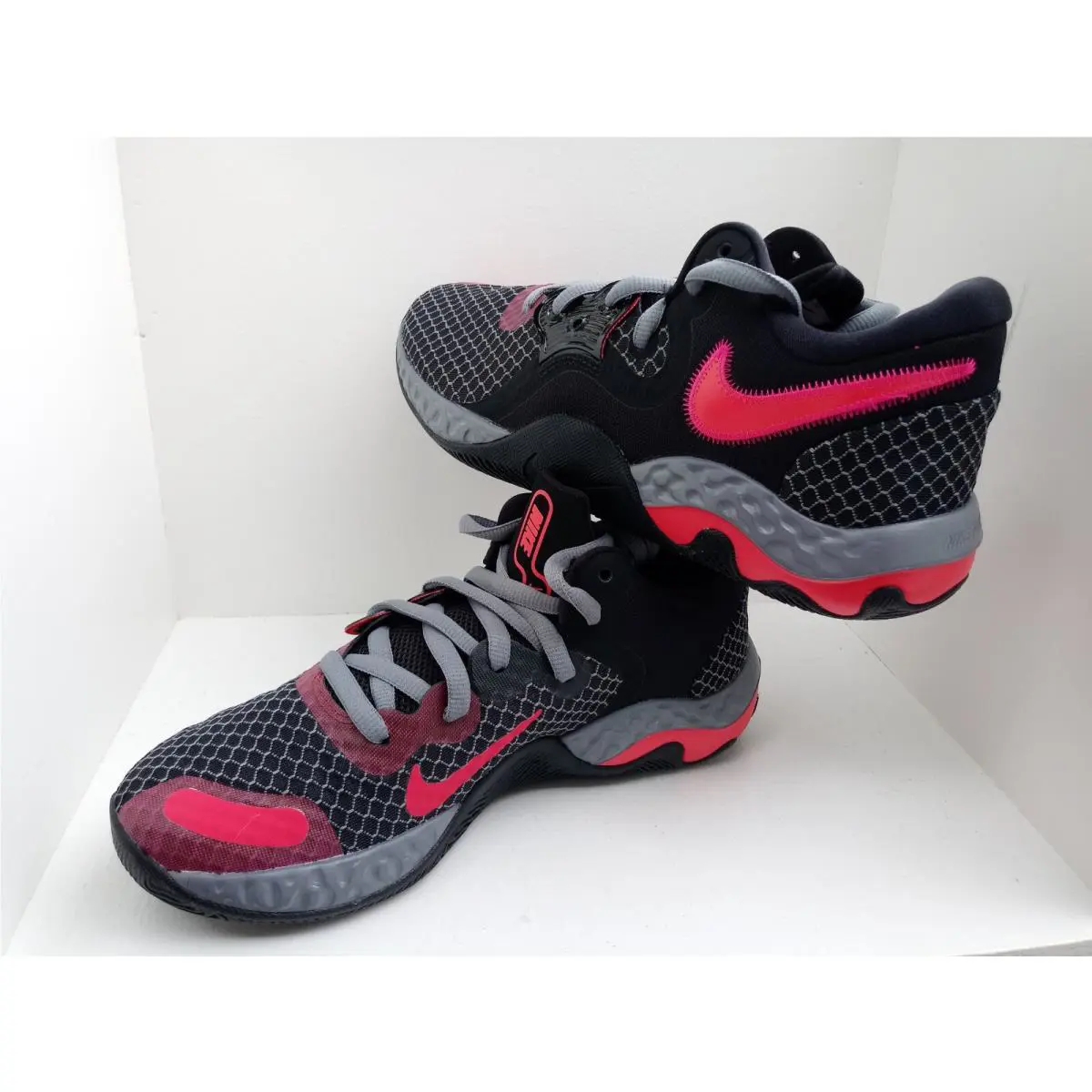 Nike shoes - Nike Renew Elevate - Renew Elevate - CW3406-008 - BLACK/SIREN RED-PINK PRIME 8