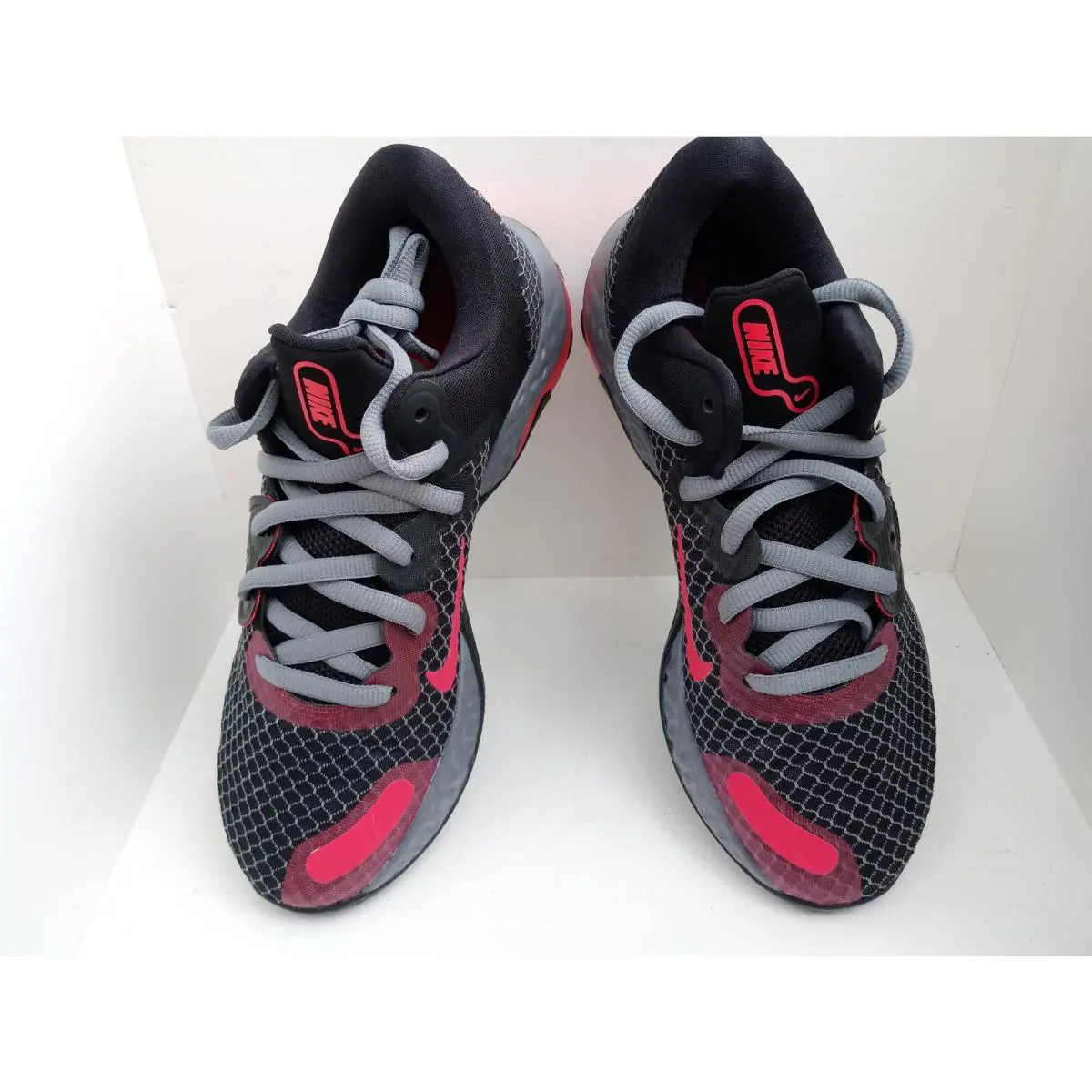 Nike shoes - Nike Renew Elevate - Renew Elevate - CW3406-008 - BLACK/SIREN RED-PINK PRIME 9