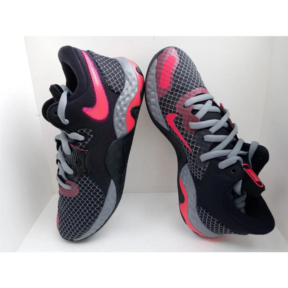 Nike shoes - Nike Renew Elevate - Renew Elevate - CW3406-008 - BLACK/SIREN RED-PINK PRIME 5