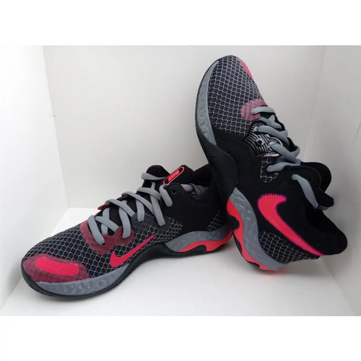 Nike shoes - Nike Renew Elevate - Renew Elevate - CW3406-008 - BLACK/SIREN RED-PINK PRIME 7