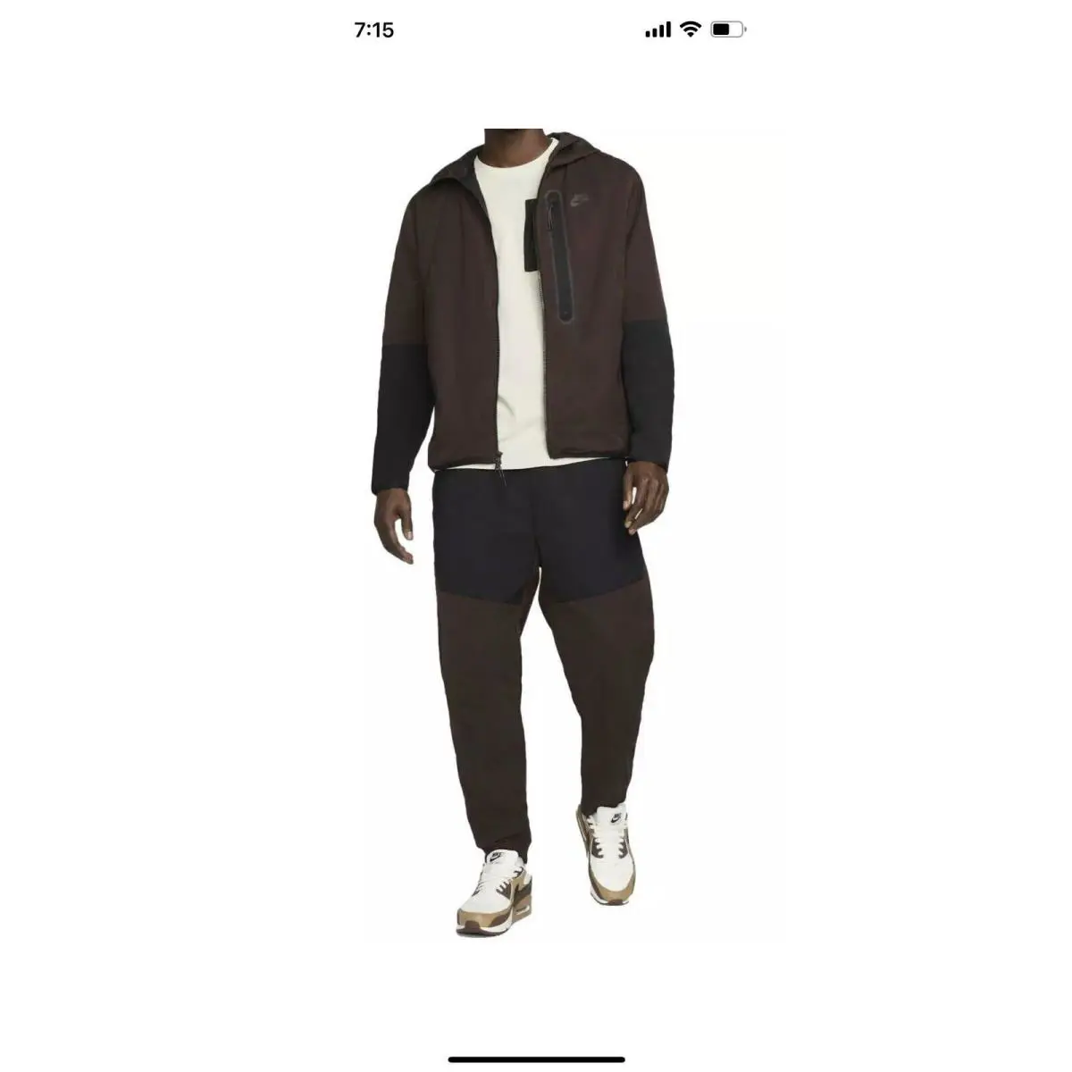 Nike clothing - Essential - Essential - maroon and black 1