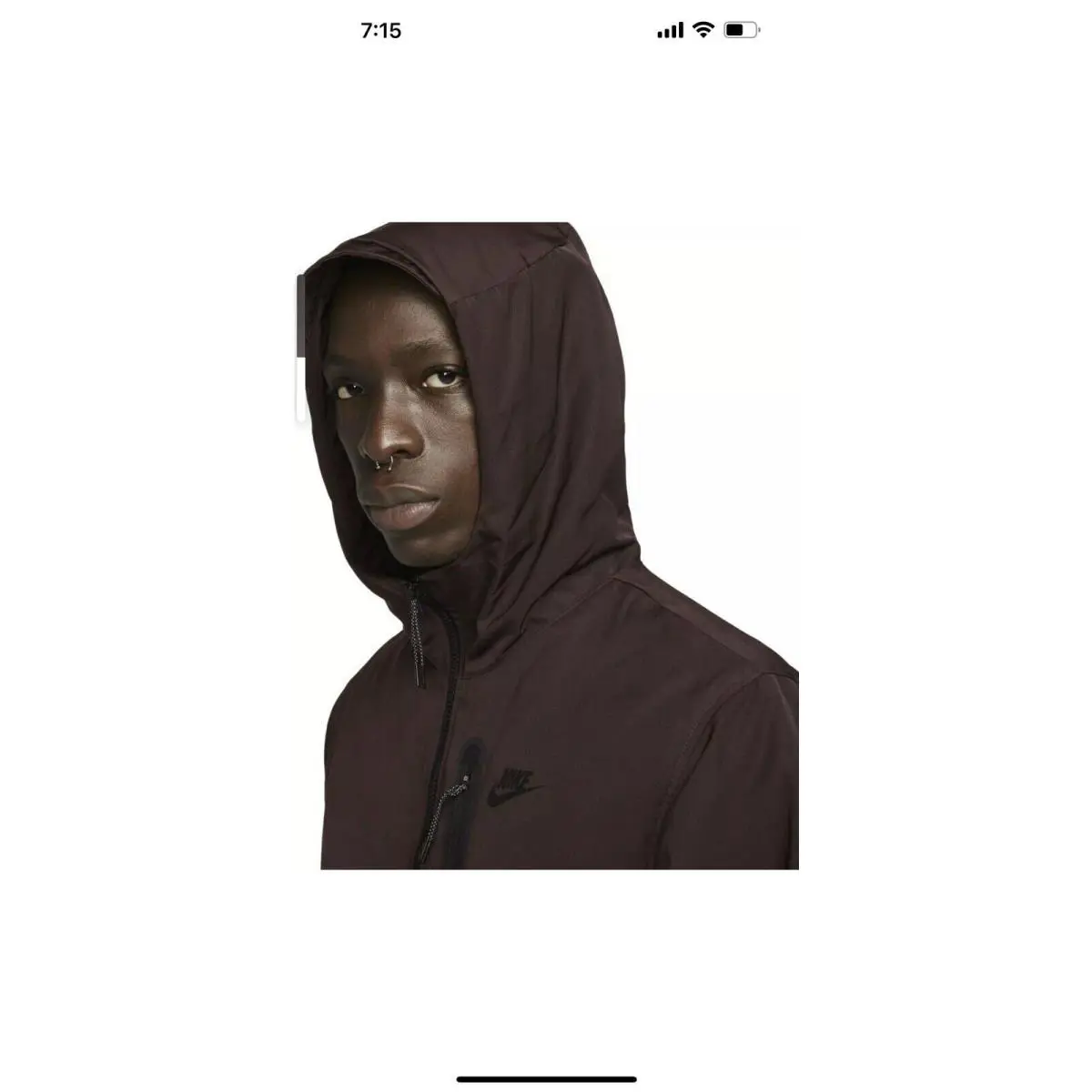 Nike clothing - Essential - Essential - maroon and black 4