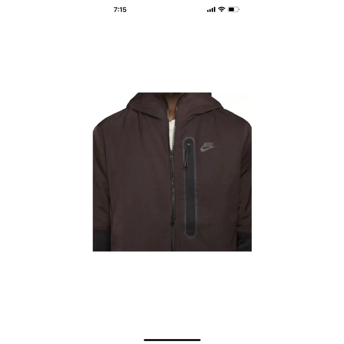 Nike clothing - Essential - Essential - maroon and black 2