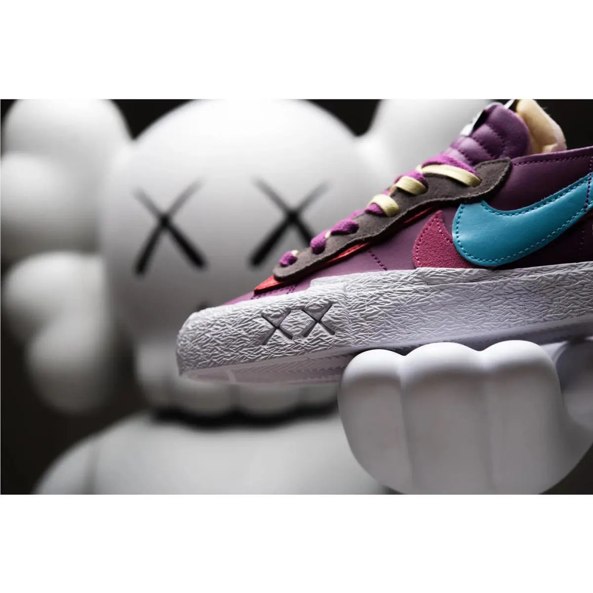 Nike shoes - Nike Blazer Low Sacai Kaws - DM7901 500 - Purple 11