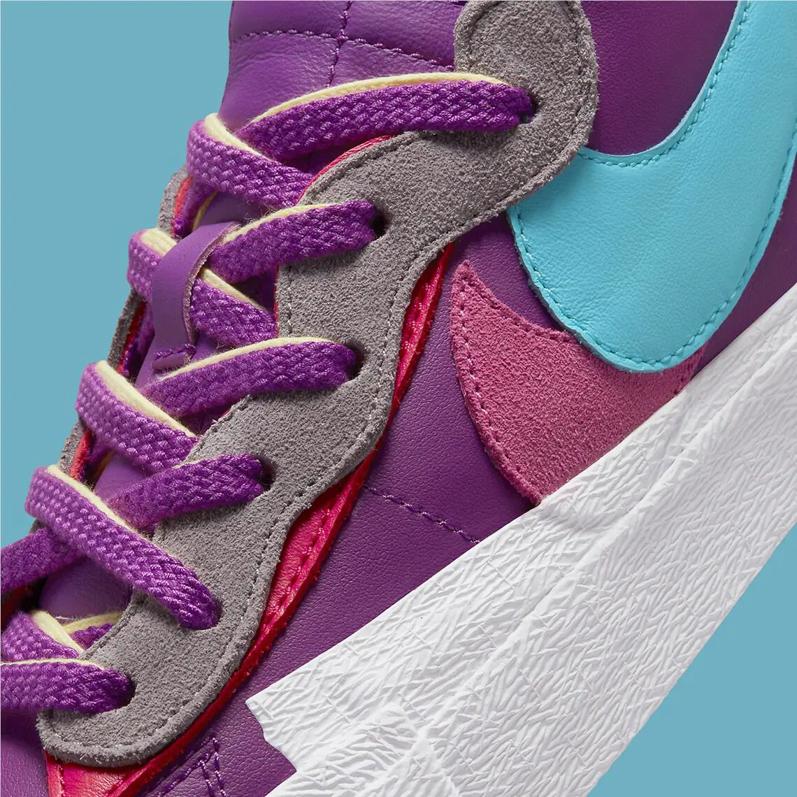 Nike shoes - Nike Blazer Low Sacai Kaws - DM7901 500 - Purple 7