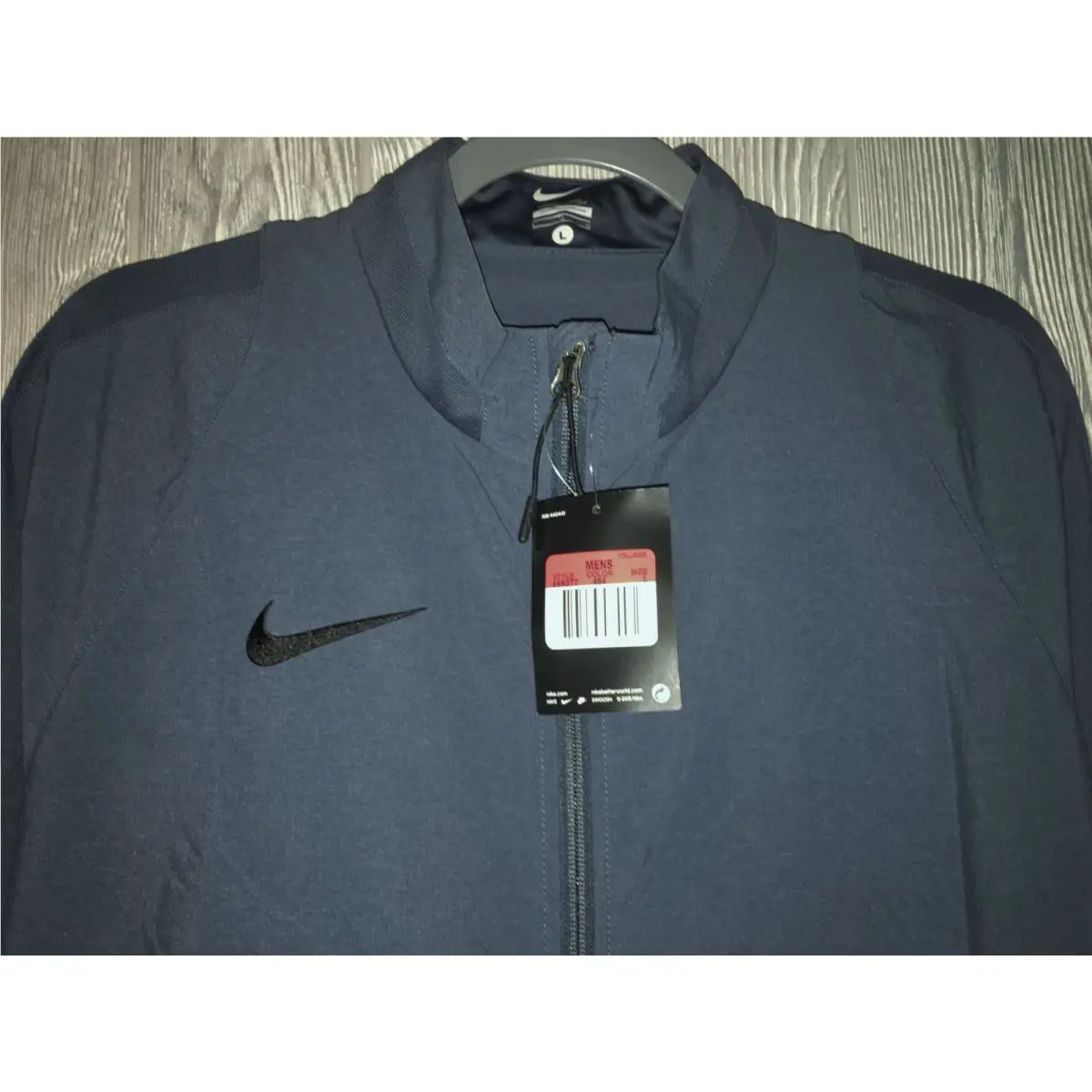 Nike clothing - NIKE Revolution Sideline Stretch Woven F/Z Soccer Ja - 688377 - Blue 11